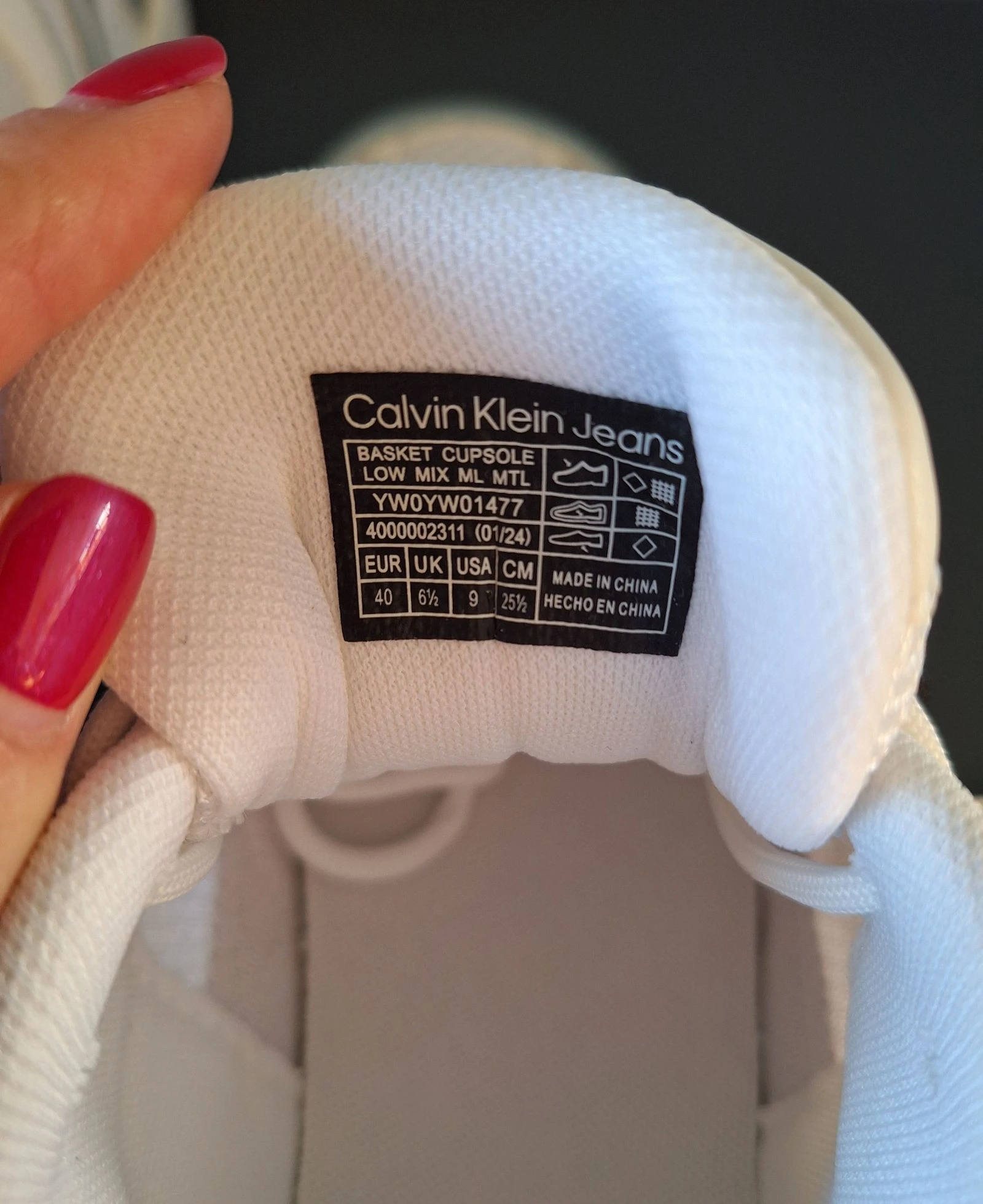 Calvin Klein tênis branco prateado tamanho 40 – photo 6